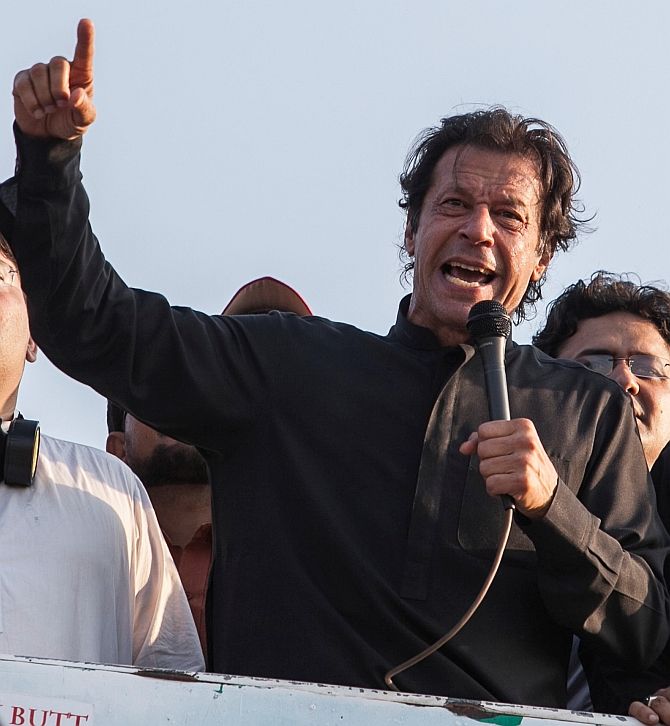 Imran Khan. Photograph: Reuters