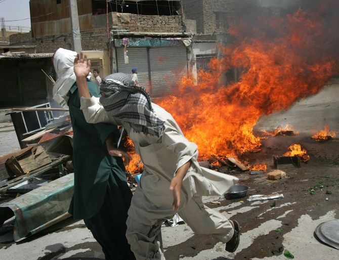 Quetta, the captial of the Baloch province, had been wracked by violence for decades. Photograph: John Moore/Getty Images