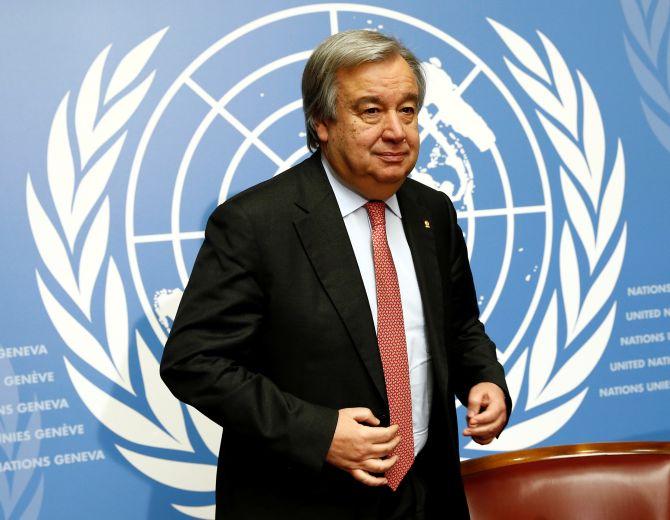 UN Secretary General Antonio Guterres