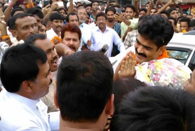 Shahabuddin after his release on bail