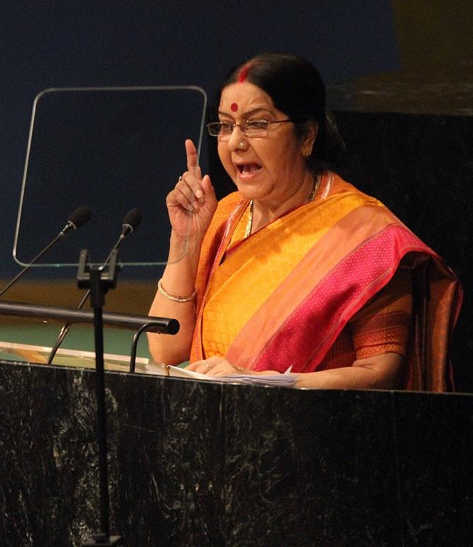 External Affairs Minister Sushma Swaraj