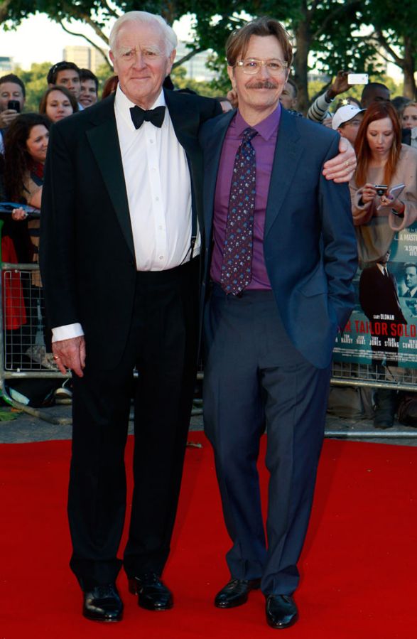 John le Carre with Gary Oldman