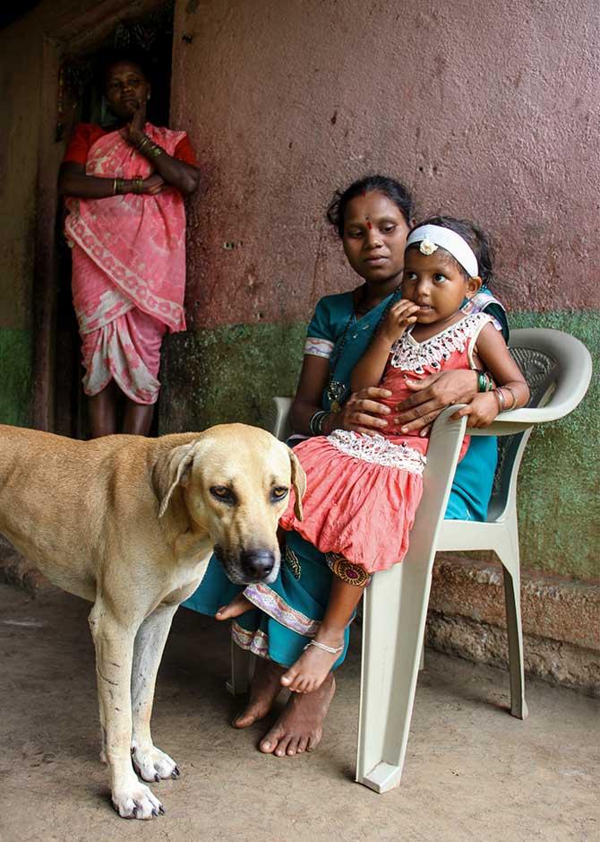 Shalini is a cheerful child. Oblivious of the death in the family, the little girl often played with the pet, who Mamta bitterly said was better-fed, than her deceased daughter. Ask Shalini what's her pet's name is and she says, 'Moti'. Moti, said Mamta, got his food from the litter available around.