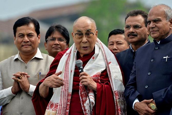 Dalai Lama in Assam