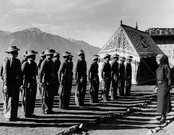 Dalai Lama Tawang guard of honor