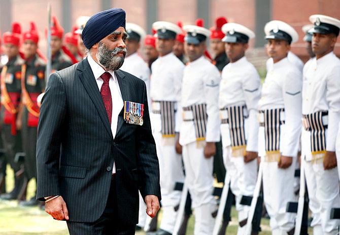 Harjit Sajjan Guard of Honour