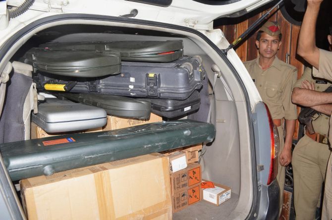 Huge cache of firearms found at the home of national-level shooter Prashant Bishnoi in April