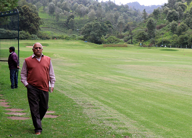 Wing Commander Rakesh Sharma, the first Indian in space, in Wellington, Coonoor