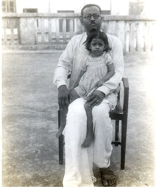 Bharati Dutt with her grand uncle