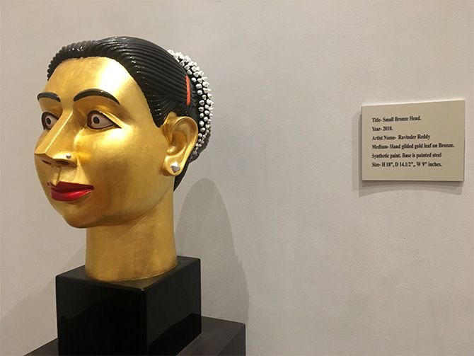 The Head by sculptor Ravinder Reddy