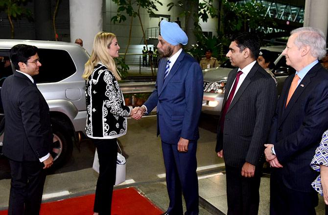 Ivanka Trump meets Navtej Sarna