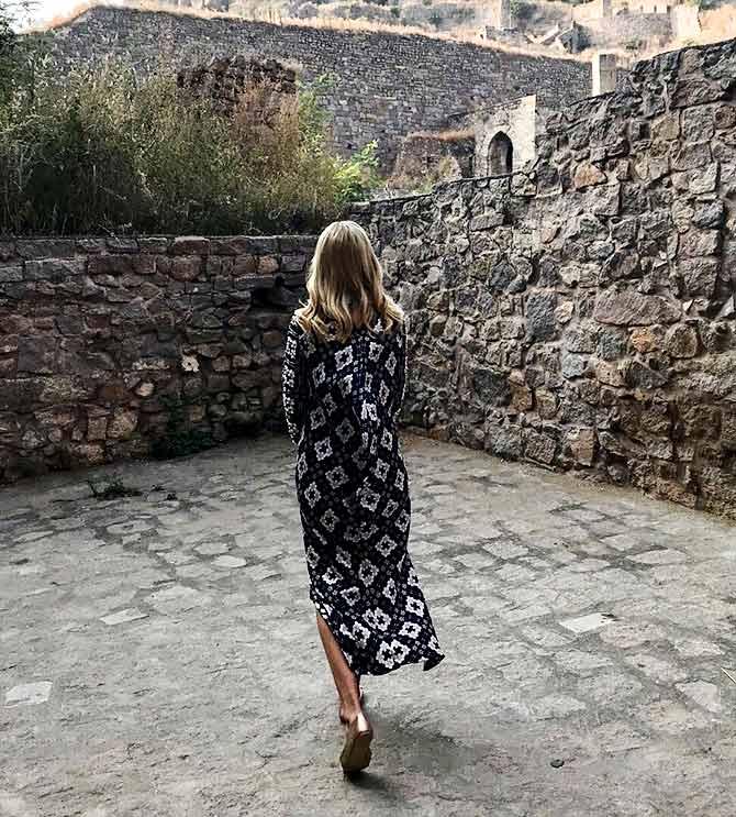 Ivanka Trump at Golconda Fort