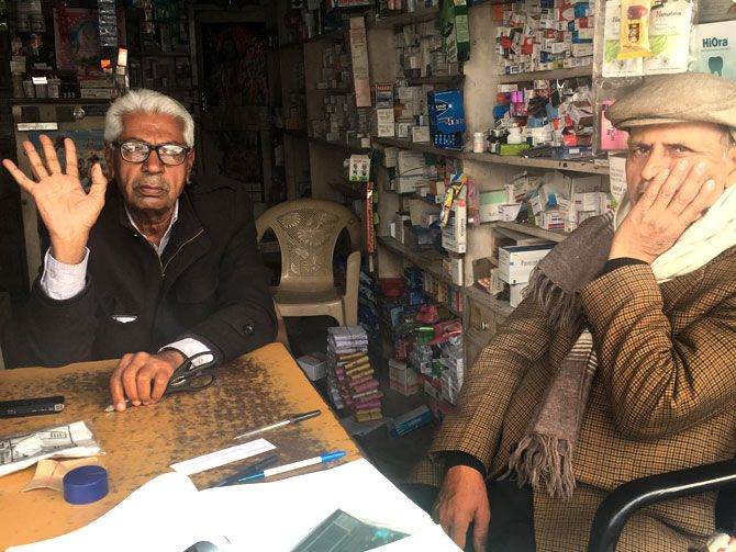 Gopal Singh at a shop in Muzaffarnagar