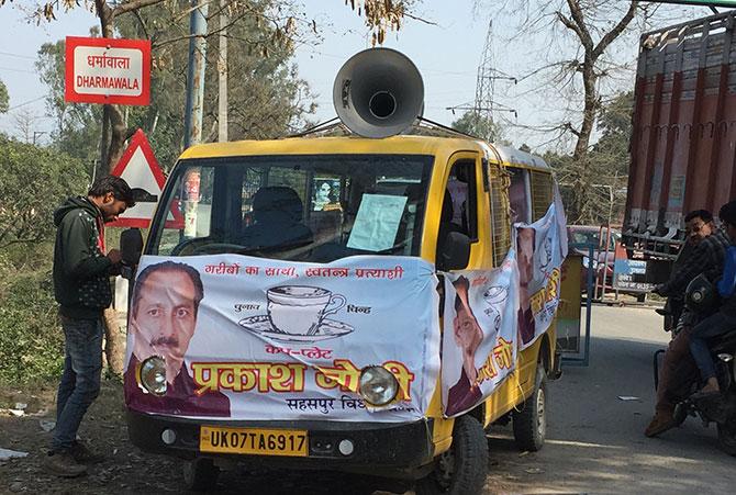 Election campaigning in Uttarakhand