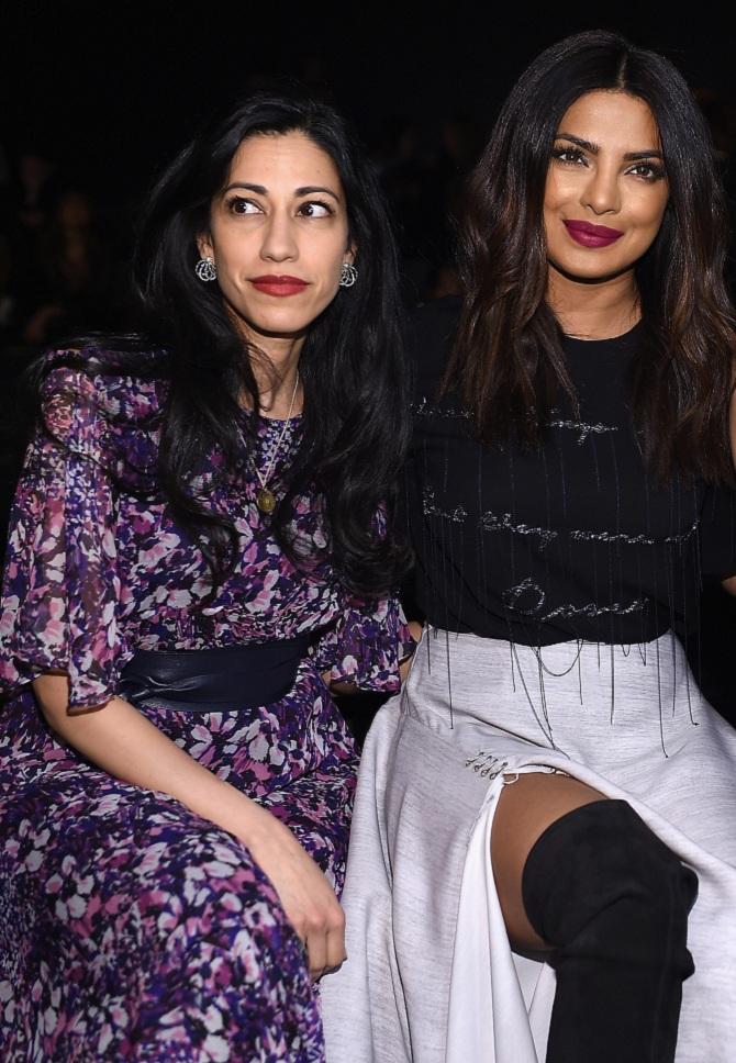 Priyanka Chopra and Huma Abedin