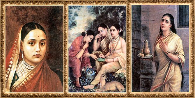 Raja Ravi Varma paintings in Baroda