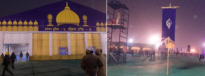 Tent city in Patna for the Prakash Utsav