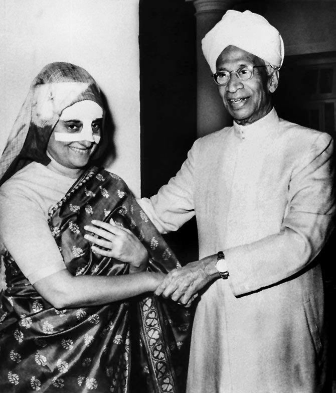Indira Gandhi with S Radhakrishnan