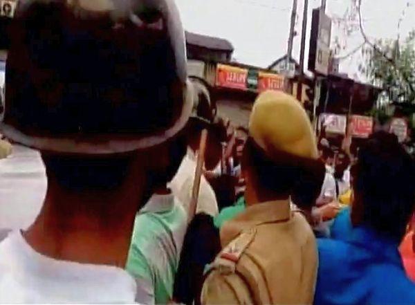 A scene from troubled Basirhat, West Bengal, July 6, 2017