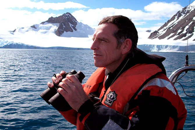 Melting glacier Antarctica