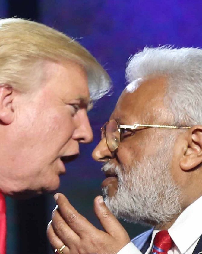 Shalabh Kumar and Donald Trump