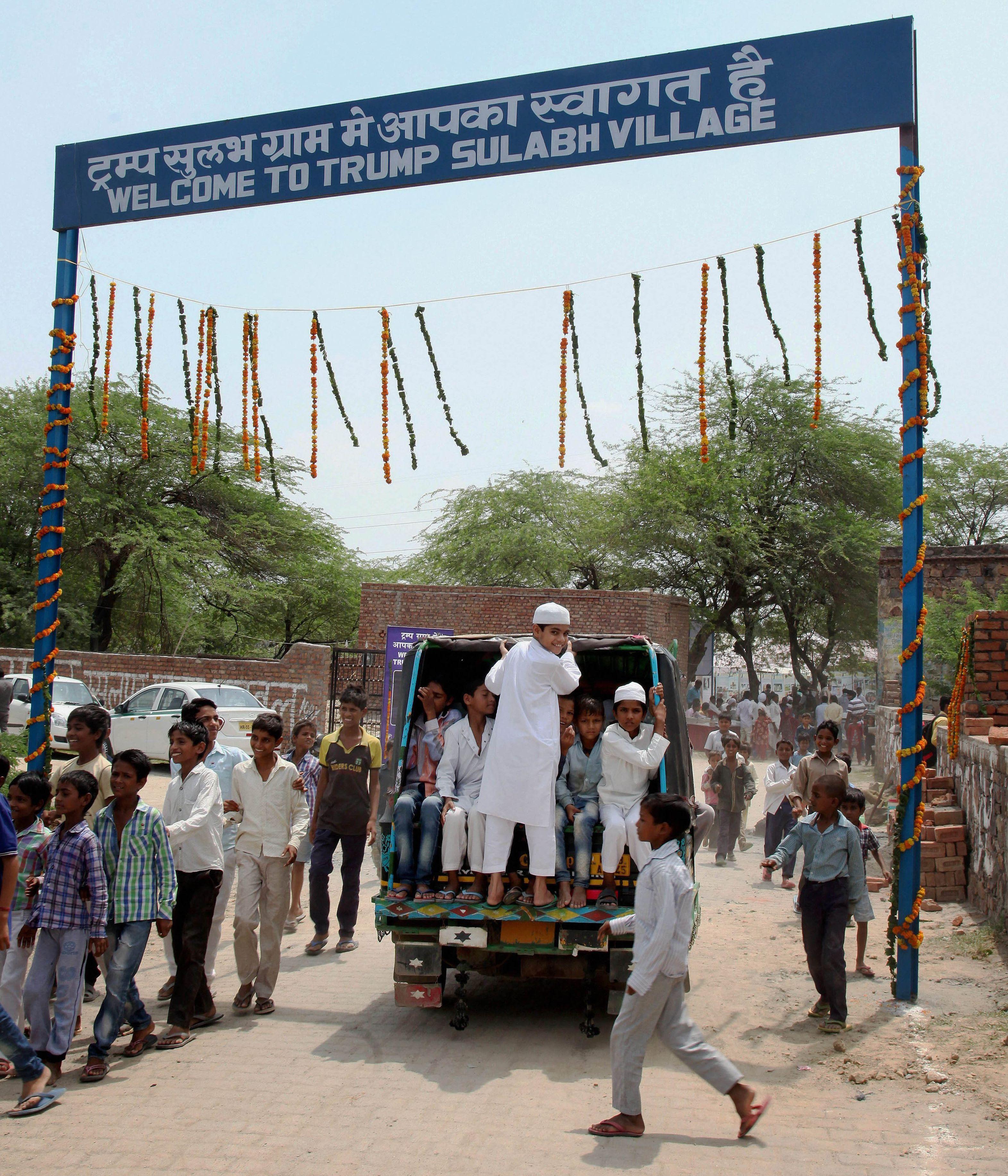 Village dedicated to Donald Trump in Haryana