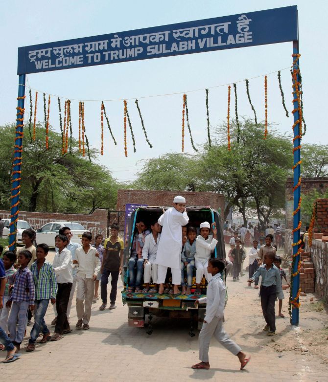 Village dedicated to Donald Trump in Haryana