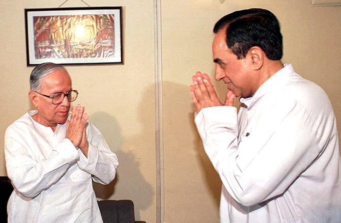 Jyoti Basu and Subramaniam Swamy