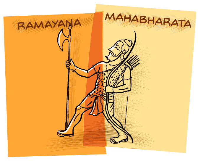 Ramayana Mahbharata political thillers