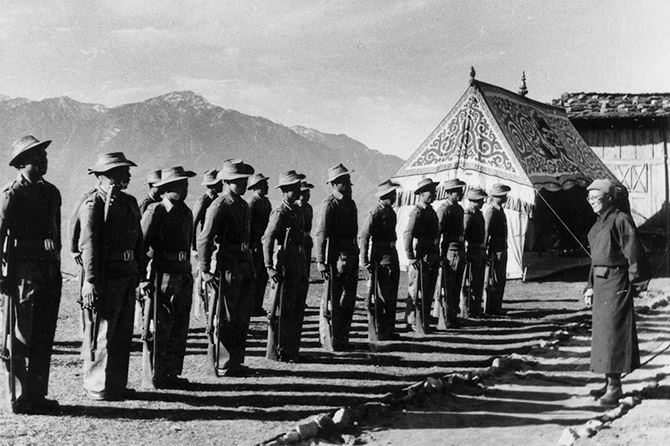 Tawang Guard of Honor for Dalai Lama