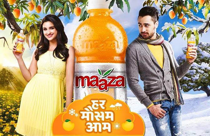 Parineeti Chopra and Imran Khan get flirty with Maaza