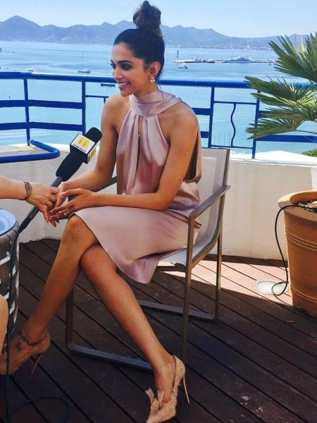 Deepika Padukone at Cannes 2017: After fiery red, Deepika goes messy and  pink at Cannes. See photos, video