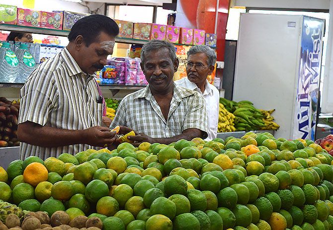 Senthil Natarajan at his store