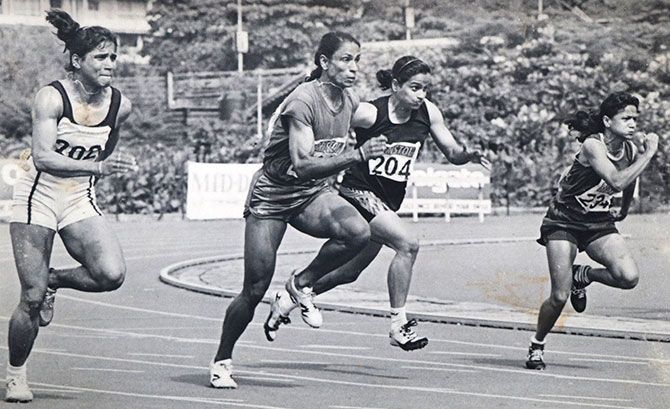 Racing with sporting legend PT Usha
