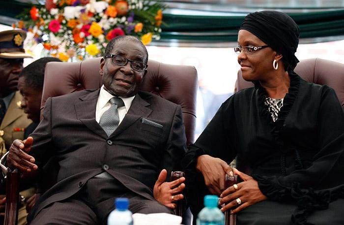 Robert and Grace Mugabe