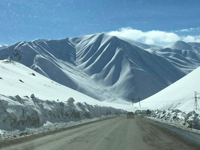 On the way to Toktogul