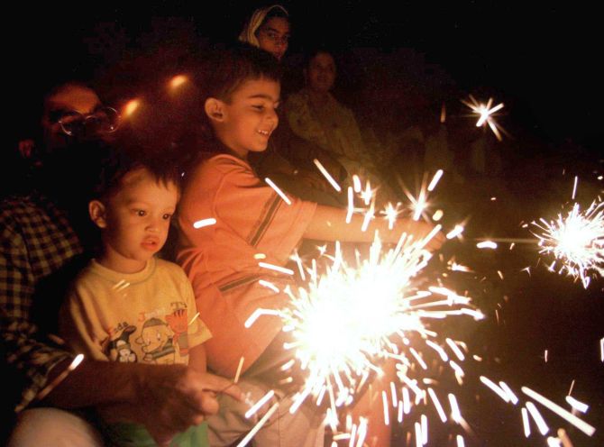 SC bans sale of firecrackers in Delhi during Diwali - Rediff.com India News