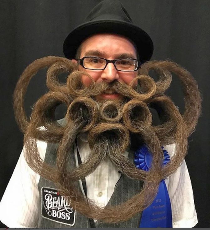Men face off at World Beard and Moustache Championship