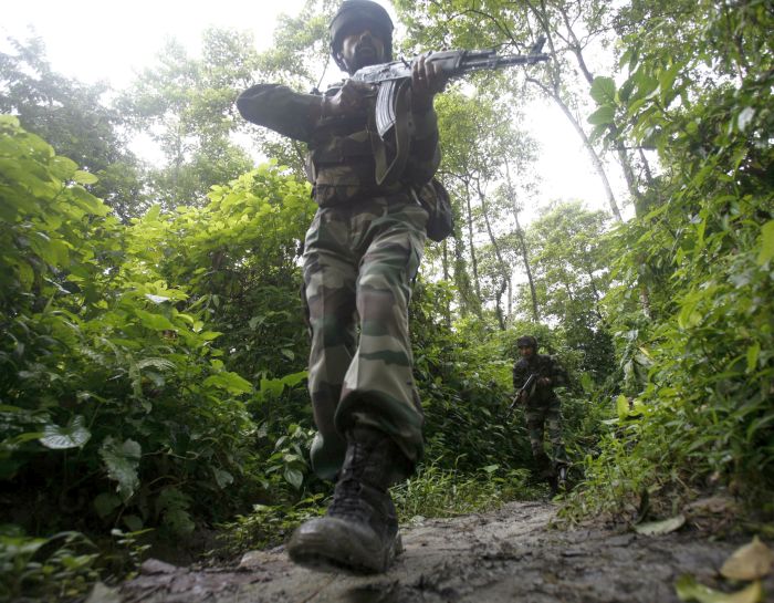 700px x 545px - Army targets Naga insurgents in terror ops along Myanmar border - Rediff.com