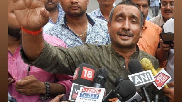 The rapist, Kuldeep Sengar