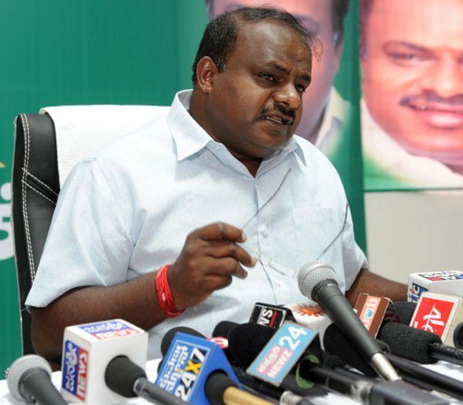 Union minister HD Kumaraswamy/File image