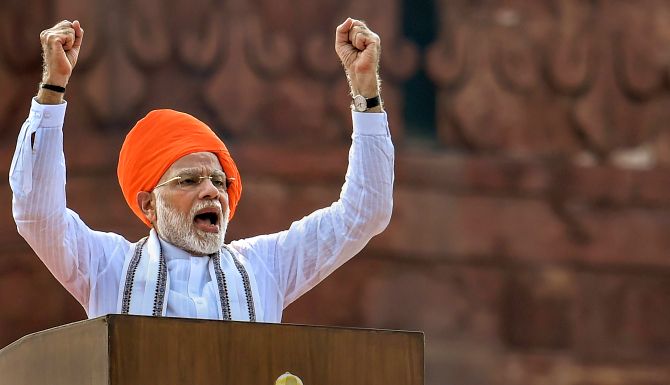 Look back at PM Modi's Independence Day speeches