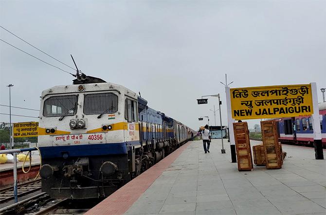 New Jalpaiguri station. Photograph: Kind courtesy indiarailinfo.com