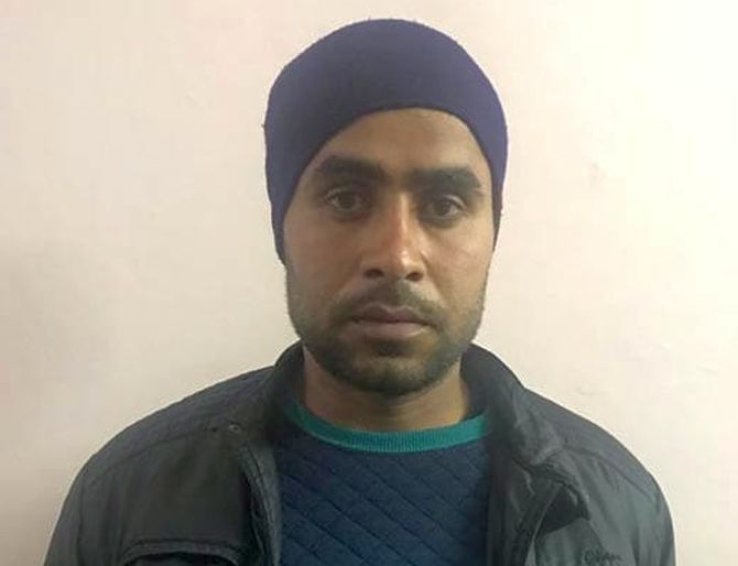 Jitendra Malik, an Indian Army soldier was arrested for his alleged involvement in the killing of police Inspector Subodh Kumar Singh during mob violence in Bulandshahr, Uttar Pradesh, December 3, 2018. Photograph: ANI