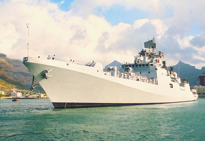 INS Tabar, a Talwar class frigate of the Indian Navy