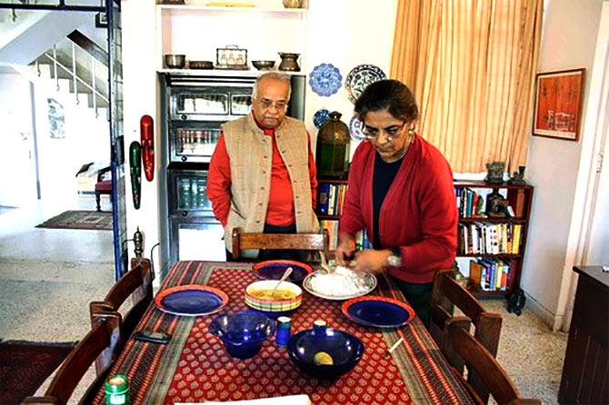 Mushirul Hasan and Zoya Hasan