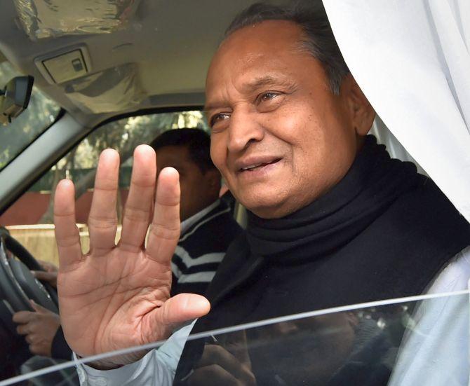 2 held for bid to topple Raj govt; Gehlot attacks BJP