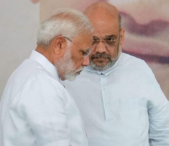 Narendra Damodardas Modi and Amit Anilchandra Shah