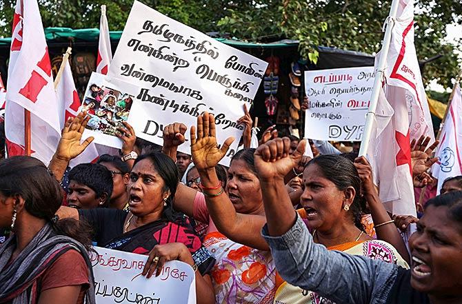 Sterlite protests