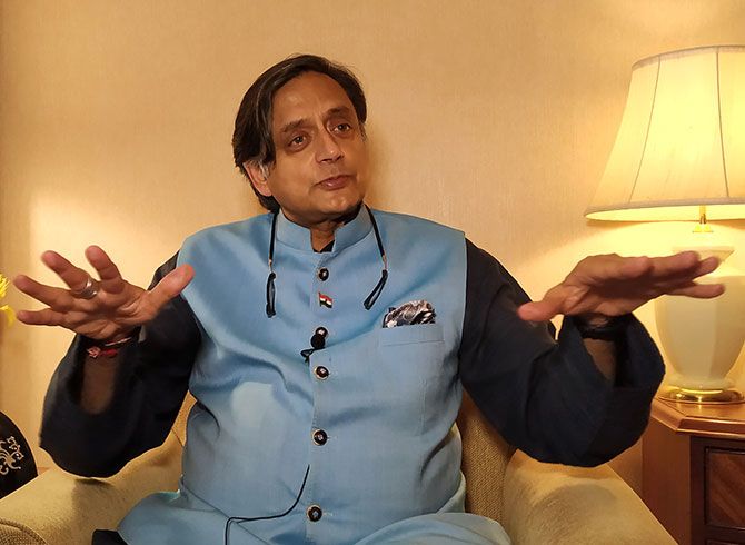  Shashi Tharoor. Photograph: Rajesh Karkera/Rediff.com